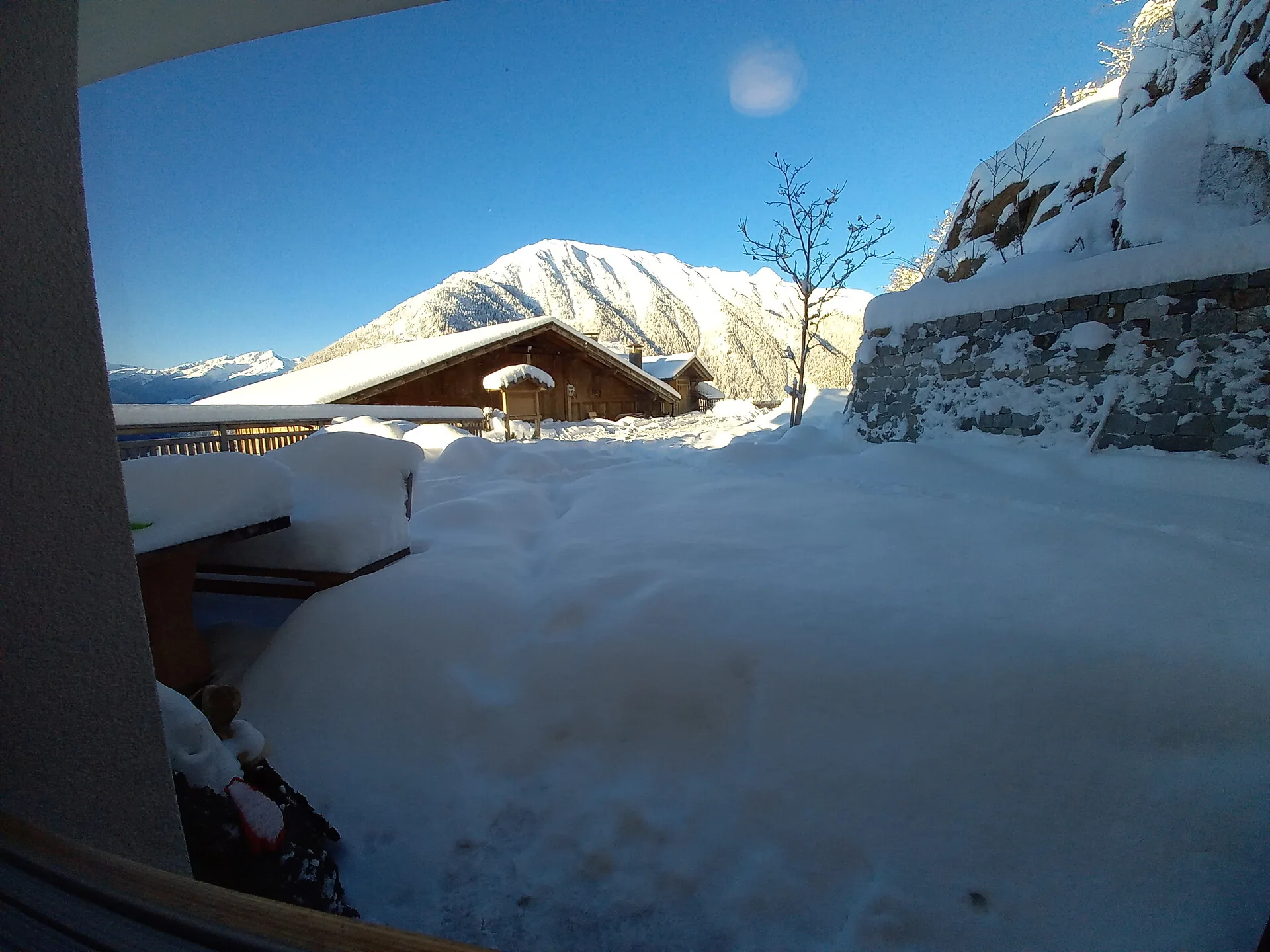 Winterlandschaft am Innerunterstellhof